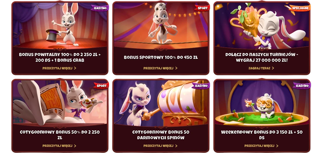 Magius kasyno bonusy