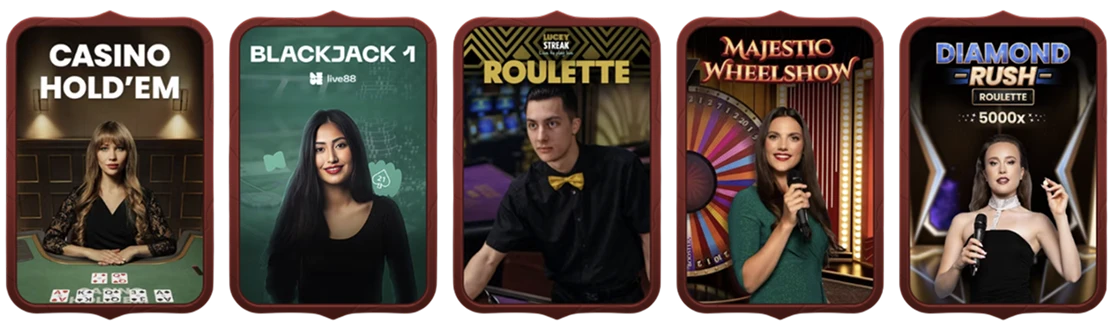 Magius Casino Live Games