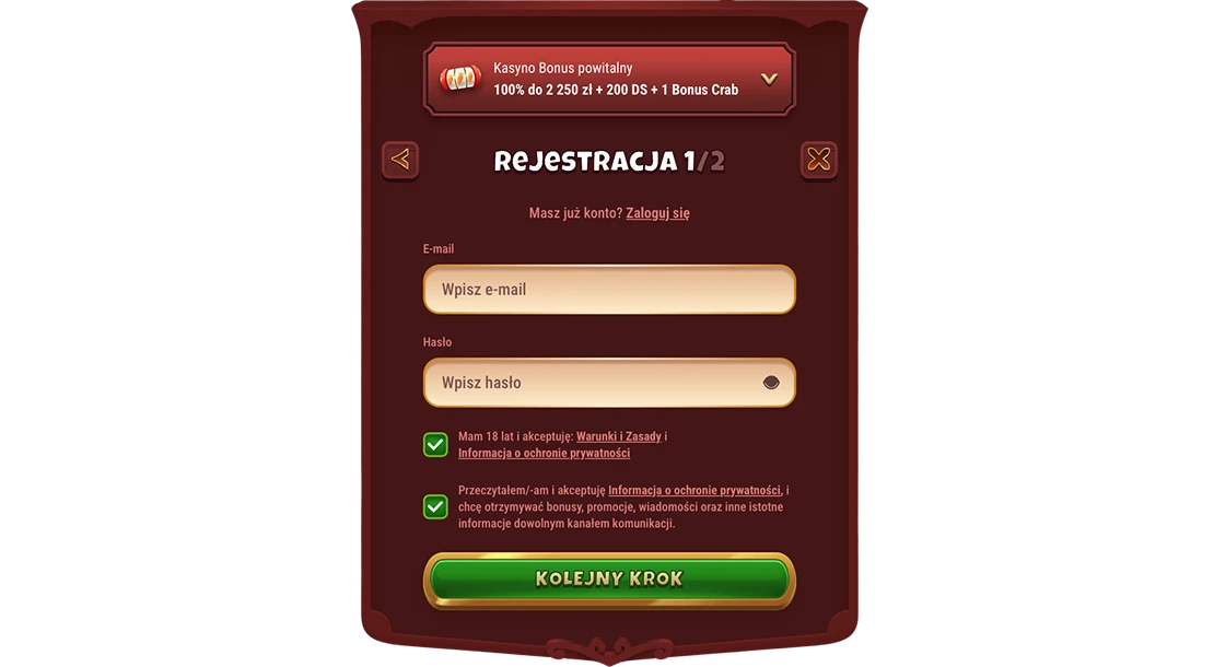 Magius Casino Rejestracja